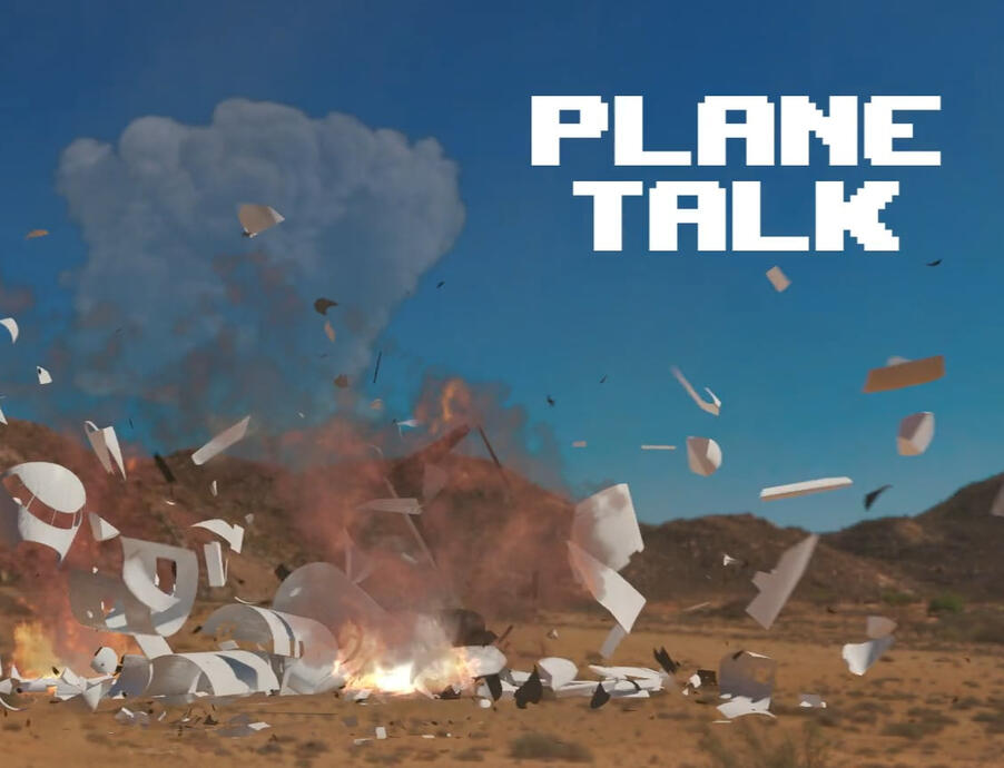 Side Scrollers "Plane Talk" (3D Motion Design)